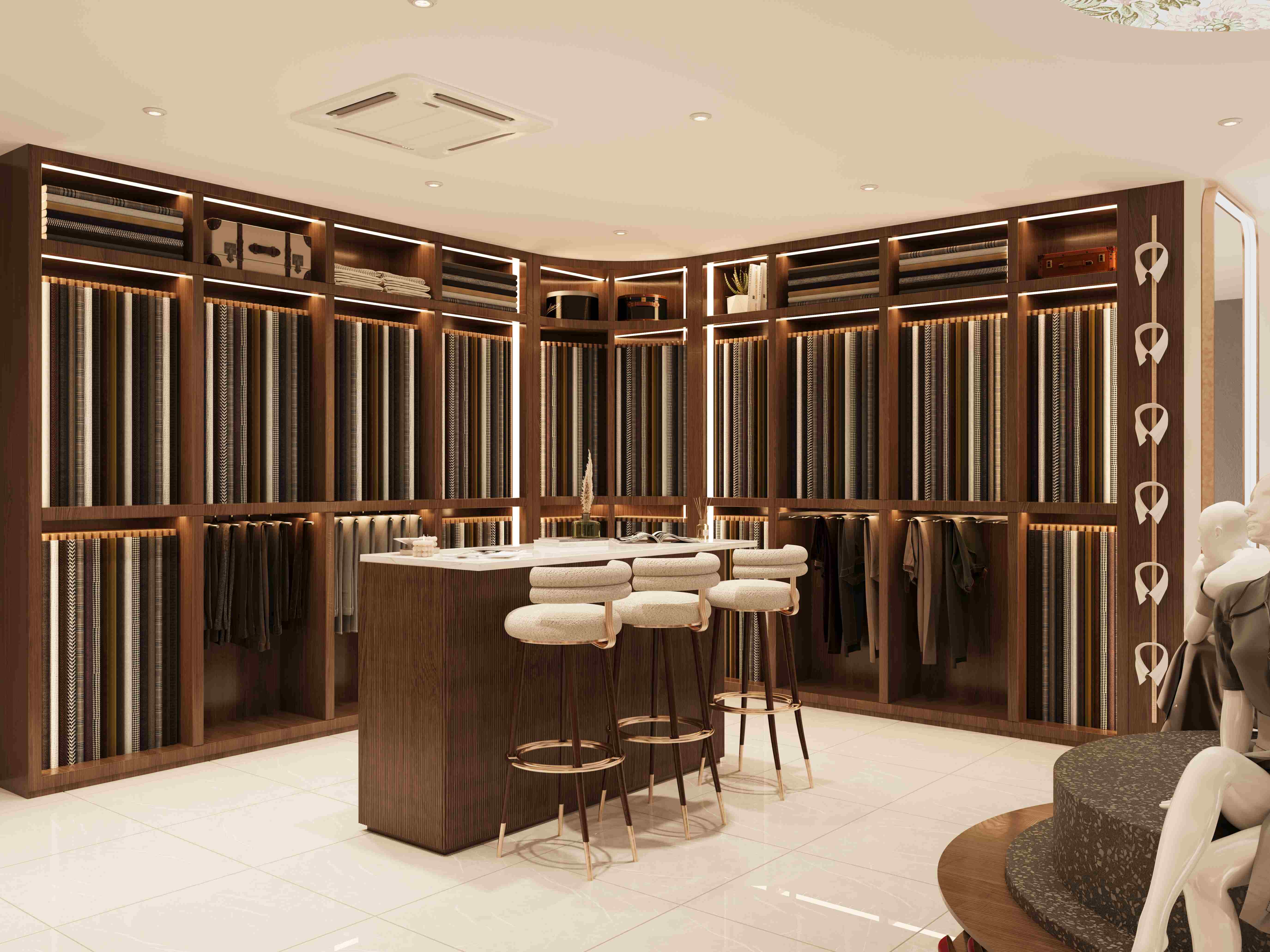 Interior designing for a clothing store by North Change - 1